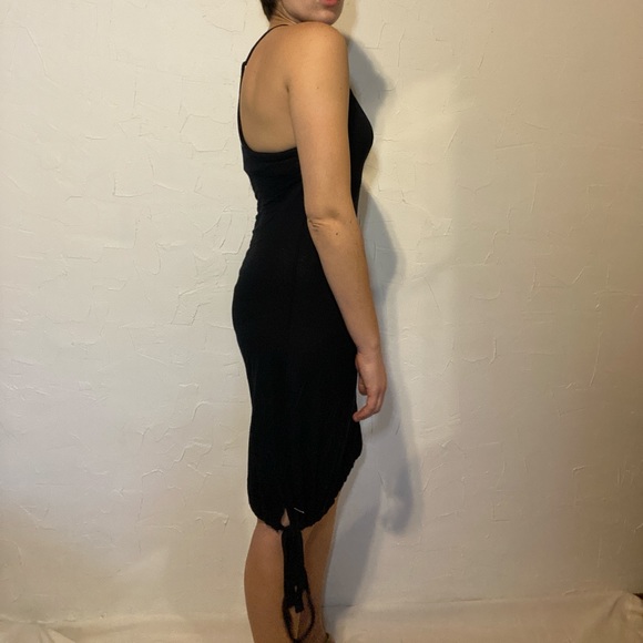 Tube Top Black Going Out Dress - Picture 3 of 5